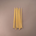 10 pack of 20cm pure beeswax hand-dipped celebration birthday candles